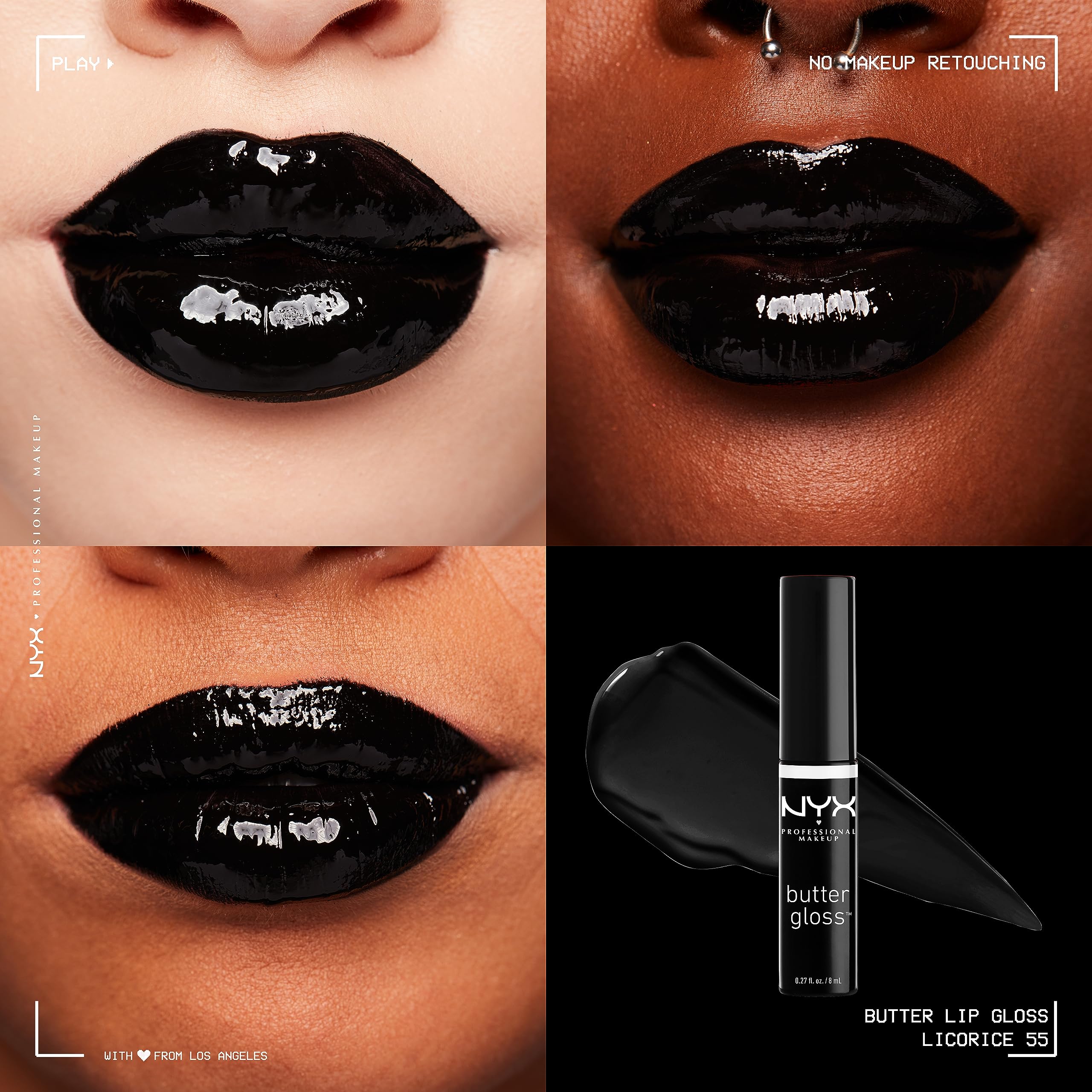 Amazon | NYX PROFESSIONAL MAKEUP Butter Gloss, Non-Sticky Lip
